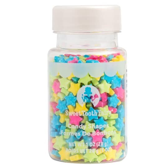Sweet Tooth Fairy&#xAE; Neon Star Candy Shapes, 1oz.